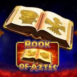 Book of Aztec slot logo by Amatic Industries at Sushi Casino