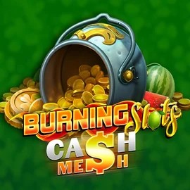Burning Slots Cash Mesh slot logo by BF Games at Sushi Casino