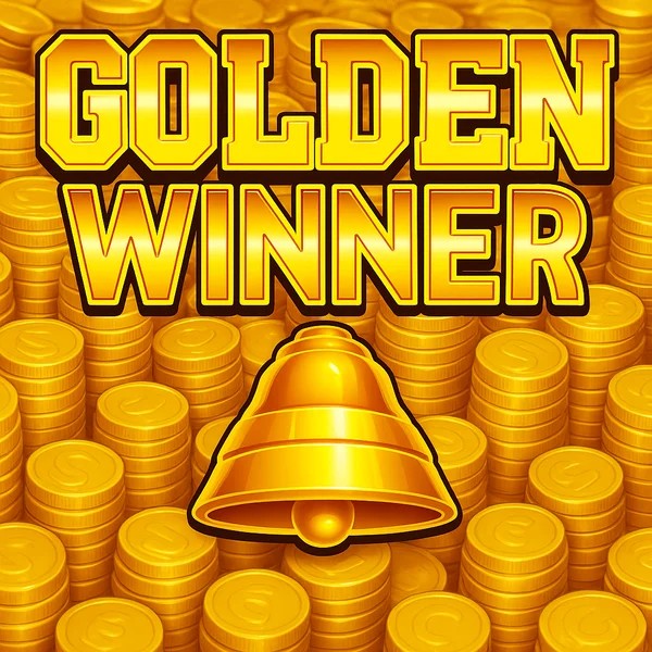 Golden Winner slot logo by Inspired Gaming at Sushi Casino