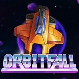 Orbitfall slot logo by ELK Studios at Sushi Casino
