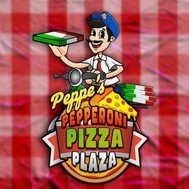 Peppe’s Pepperoni Pizza Plaza logo by Pragmatic Play at Sushi Casino