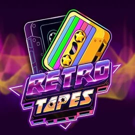 Official Slots logo: Retro Tapes by Push Gaming at Sushi Casino